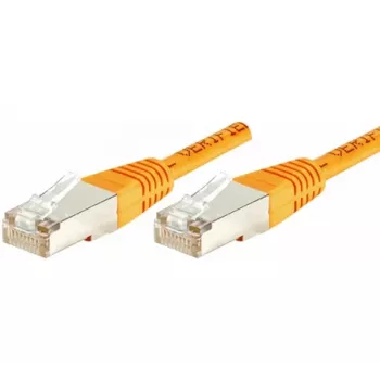 Propojovací kabel Exertis Connect 234140 Cat.6 F/UTP, 5 m, oranžový, slim ochrana proti ohybu