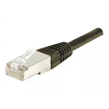 Propojovací kabel EXERTIS CONNECT Cat6 F/UTP, 3 m, černý, slim ochrana západky 234250