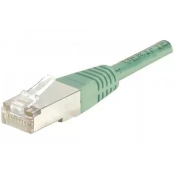 Propojovací kabel EXERTIS CONNECT Cat.6 F/UTP, 7 m, zelený, slim ochrana západky 244570