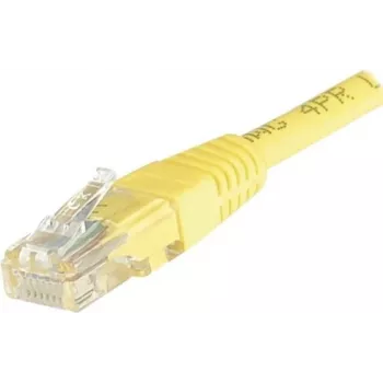 Propojovací kabel Cat.6 U/UTP EXERTIS CONNECT, 7m, žlutý, s ochranou západky EXC245770