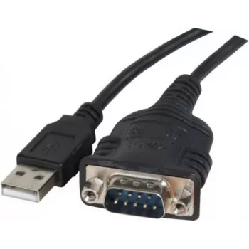 Sériový adaptérový kabel Exertis Connect 040341 USB Type-A na DB-9 RS-232, 1 m, černý