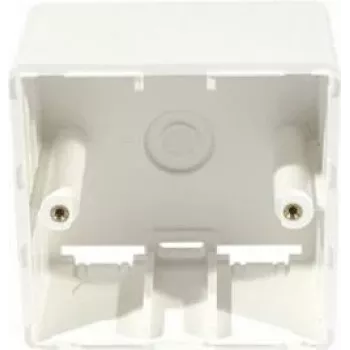 Nástěnná krabice EXERTIS CONNECT pro RJ45 keystone moduly, 2portová, čistě bílá (272020)