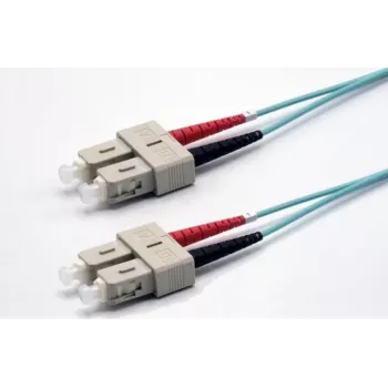 Vláknový propojovací kabel OM3 Duplex Ekivalan SC/SC 1m aqua COZOM3DCDC2SA0010A