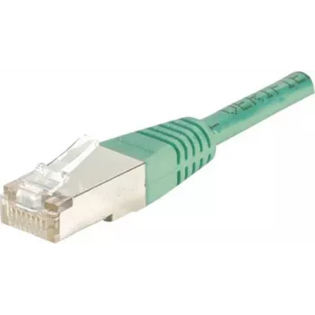 Propojovací kabel Cat.6 F/UTP EXERTIS CONNECT, zelený, 1,0 m, tenká koncovka s ochranou západky 842102