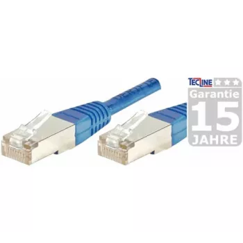 Propojovací kabel Cat6 F/UTP EXERTIS CONNECT, RJ45, modrý, 2m, tenká koncovka s ochranou západky 842204