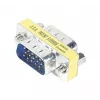 Mini gender changer TECLINE, 15pin HD D-Sub samec na samce pro VGA (50408)