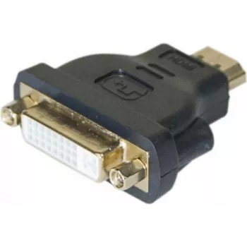 EXERTIS CONNECT HDMI to DVI-I Adapter, HDMI Male to DVI-I 24+5 Female, Black 127951