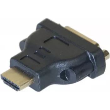 EXERTIS CONNECT HDMI to DVI-I Adapter, HDMI Male to DVI-I 24+5 Female, Black 127951