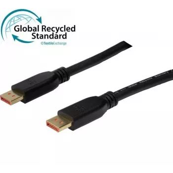 Exertis Connect DisplayPort 2.1 Cable UHBR13.5 GRS Male to Male 3m Black 127243