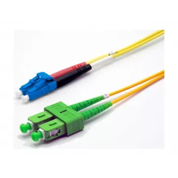 Vláknový propojovací kabel OS2 Duplex LC/SC APC 9/125 µm žlutý 3 m Ekivalan COZ008DALC2SJ0030A