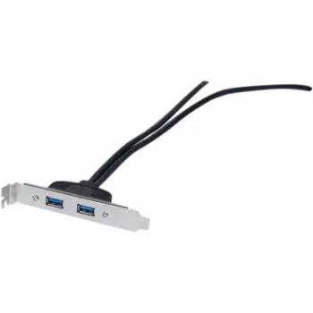 Exertis Connect USB 2.0 Extension Cable, USB-A Male to USB-A Female, 0.25 m, Black 146697