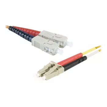 Vláknový propojovací kabel LC/UPC na ST/UPC Multimode Duplex OM2 50/125µm LSZH oranžový 3 m Exertis Connect 392673