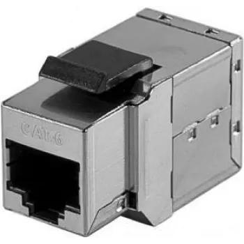 Keystone spojka Cat.6 EXERTIS CONNECT, RJ45 samice na RJ45 samici, bílá (272240)