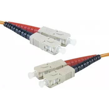 Vláknový patch kabel OM2 SC duplex EXERTIS CONNECT, 50/125 µm, LSZH, oranžový, 5 m 392694