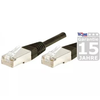 Venkovní vodotěsný patch kabel EXERTIS CONNECT CAT.6 F/UTP černý 1,0 m 845039
