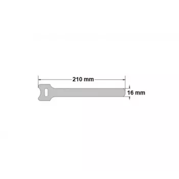 Sada suchých zipů na kabely Exertis Connect 210 mm x 16 mm 15 ks 5 barev (černá, modrá, zelená, žlutá, červená)