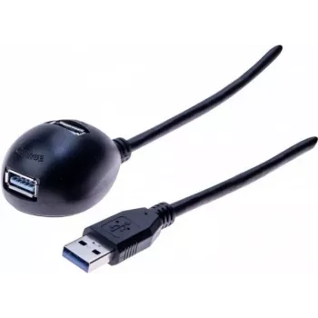 Prodlužovací kabel Exertis Connect USB-Cradle USB-A samec na USB-A samice 1,5 m černý 532533