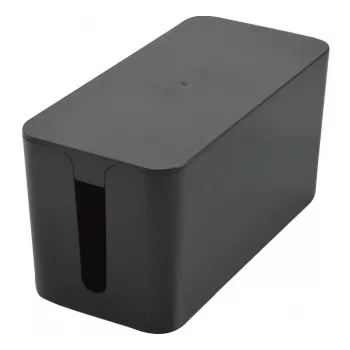 Box na kabely Exertis Connect malý pro prodlužovací lišty černý 240 x 120 x 130 mm 573426