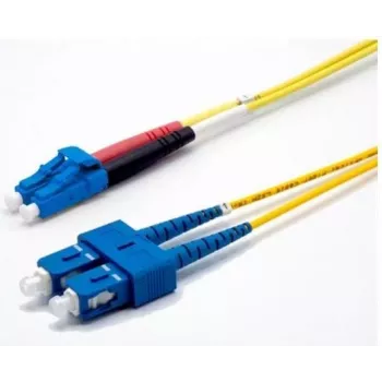 Propojovací kabel OS2 Duplex Ekivalan 9/125 µm, LC/SC, žlutý, 10 m COZ008DCLC2SJ0100A