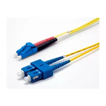 Propojovací kabel OS2 Duplex Ekivalan 9/125 µm, LC/SC, žlutý, 10 m COZ008DCLC2SJ0100A