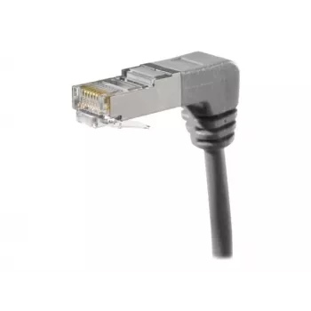 Úhlový propojovací kabel S/FTP Cat.6A EXERTIS CONNECT, šedý, 3,0 m, oba konektory dolů 854290