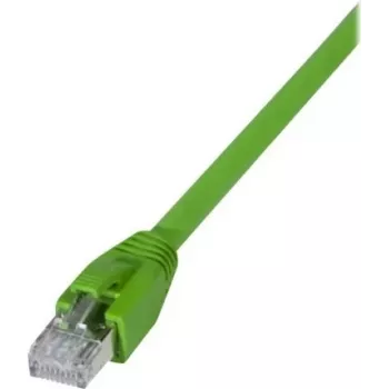 Průmyslový propojovací kabel Cat.6A S/FTP EXERTIS CONNECT, 10 m, zelený 854299