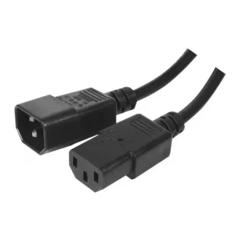 Exertis Connect IEC Power Cable C14 to C13, Halogen-Free, Black, 3.0 m 807953