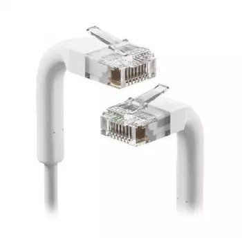 Exertis Connect RJ45 Patch Cable, Cat. 6A, F/FTP, Angled, Halogen-Free, Grey, 0.5 m (854307)