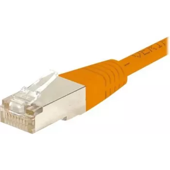 Propojovací kabel CAT6 F/UTP EXERTIS CONNECT, oranžový, 25 m, slim s ochranou západky 853339
