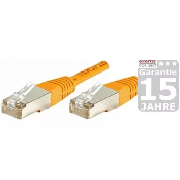 Patch kabel CAT.6 S/FTP PiMF EXERTIS CONNECT, oranžový, 10 m 854472