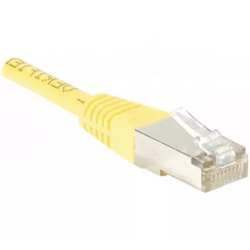Patch kabel Cat.6 F/UTP Exertis Connect 853353, 50 m, žlutý, slim ochrana proti ohybu