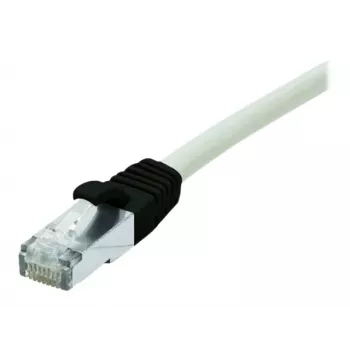 EXERTIS CONNECT Cat6 S/FTP LSZH Patch Cable RJ45 to RJ45, 1m, Grey, Snagless 851310