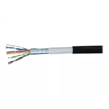 EXERTIS CONNECT Outdoor Patch Cable F/UTP CAT.6 Waterproof Black 10m 845044
