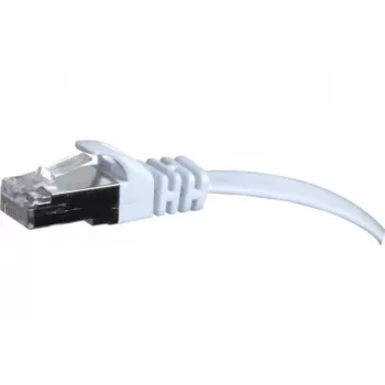 Plochý patch kabel EXERTIS CONNECT U/FTP CAT.6, bílý, 2,0 m 845057