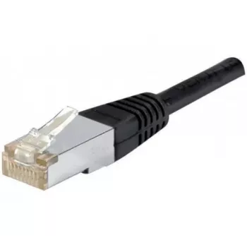 Patch kabel EXERTIS CONNECT Cat.6a F/UTP, 0,3 m, černý, 10 Gbps 850012