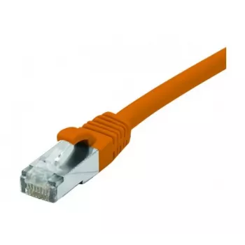 Patch kabel Cat 6 F/UTP EXERTIS CONNECT, PoE, bez halogenů, oranžový, 0,5 m, s ochranou západky 854421