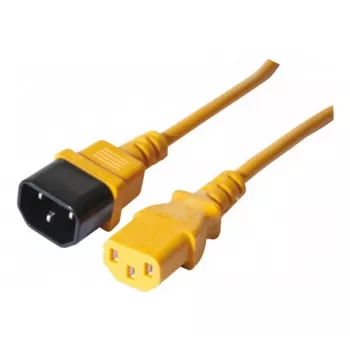 Prodlužovací napájecí kabel IEC C14 na C13 EXERTIS CONNECT, 1,8 m, oranžový, EXC808075