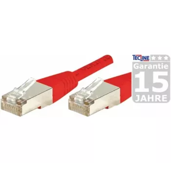 Patch kabel Cat.6 S/FTP EXERTIS CONNECT, PiMF, červený, 0,5 m 856829