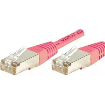 Síťový patch kabel Cat6 S/FTP Exertis Connect 854476, 0,15 m, růžový