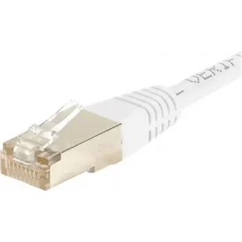 Síťový kabel EXERTIS CONNECT Cat6 S/FTP PiMF, bílý, 5,0 m, slim s ochranou západky 856887