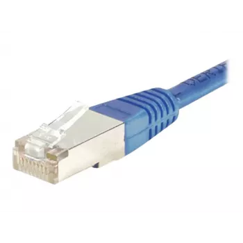 Propojovací kabel Cat.5e F/UTP EXERTIS CONNECT, RJ45, modrý, 0,3 m 857111