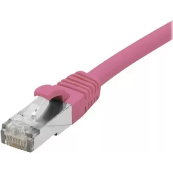 Propojovací kabel EXERTIS CONNECT S/FTP Cat 6A, růžový, 2,0 m, Slim Snagless RJ45 854378