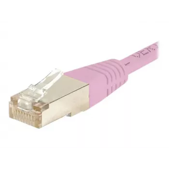Propojovací kabel Exertis Connect 854479 Cat.6 S/FTP PiMF, 0,7 m, růžový, Slim Bend Protection