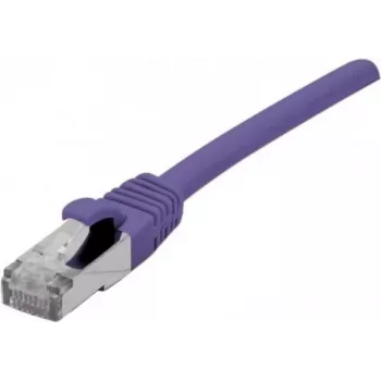 Propojovací kabel EXERTIS CONNECT Cat 6 F/UTP PoE bez halogenů, fialový, 10 m 854415