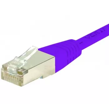Propojovací kabel EXERTIS CONNECT S/FTP Cat.6, PiMF, fialový, 1,5 m, Slim Snagless 854455