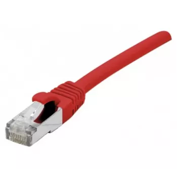 Propojovací kabel EXERTIS CONNECT Cat 6A S/FTP, červený, 1,5 m, Slim Snagless Boot 858469