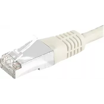 Propojovací kabel EXERTIS CONNECT Cat.6 S/FTP, PiMF, šedý, 15,0 m, Slim Snagless Boot 856900