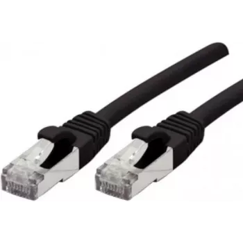 Síťový kabel Exertis Connect 858484 Cat6a S/FTP, 1 m, černý