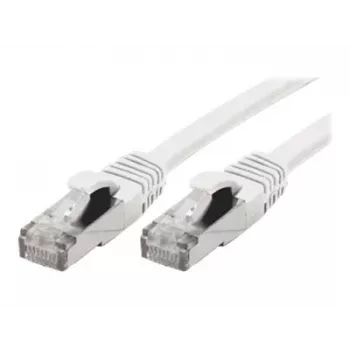 Propojovací kabel EXERTIS CONNECT S/FTP Cat 6A, bílý, 1,0 m, Slim Snagless Boot 858500