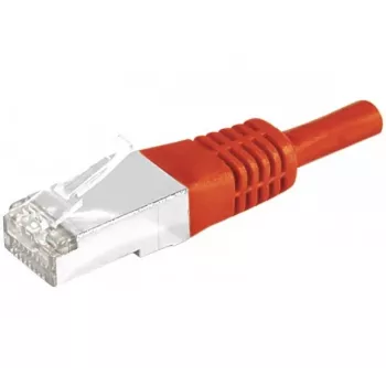 Propojovací kabel EXERTIS CONNECT S/FTP CAT.6A, 15 m, červený 858309
